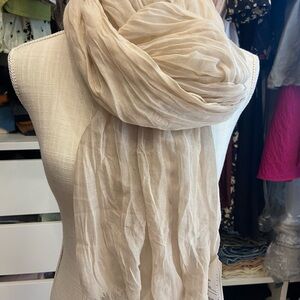 Italca Soft Beige Scarf Wrap
